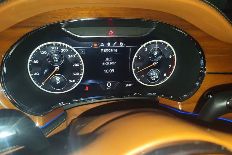 Used Bentley Flying Spur 2020 6.0T W12 Standard Edition Odometer Close Up