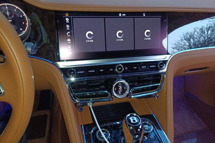 Used Bentley Flying Spur 2021 4.0T V8 Standard Edition Audio And AC Panel