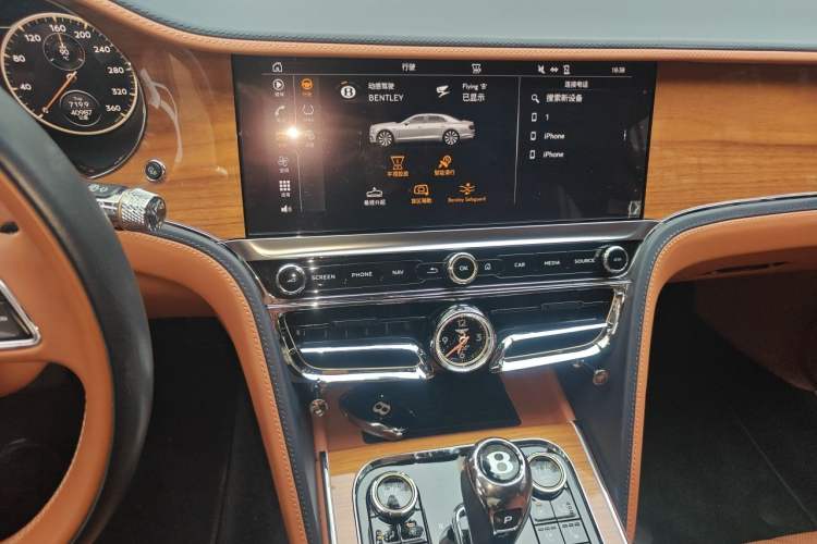 Used Bentley Flying Spur 2021 4.0T V8 Standard Edition Audio And AC Panel