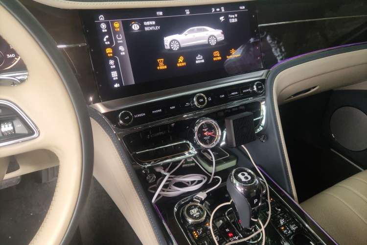 Used Bentley Flying Spur 2021 4.0T V8 Standard Edition Audio And AC Panel