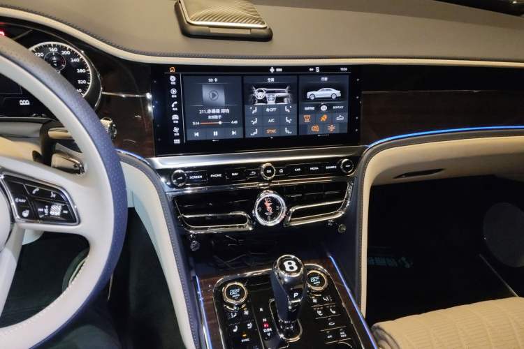 Used Bentley Flying Spur 2021 4.0T V8 Standard Edition Audio And AC Panel