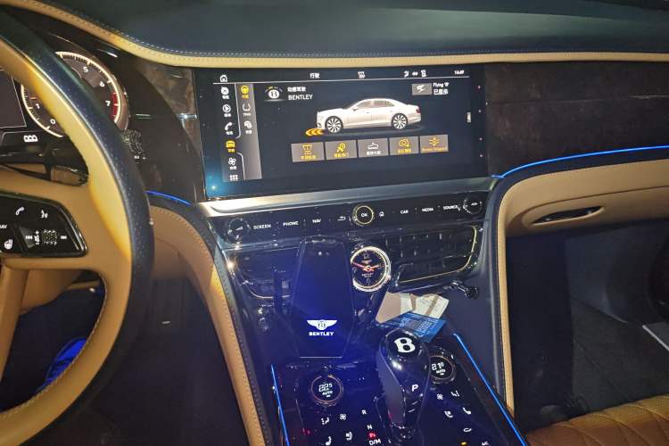 Used Bentley Flying Spur 2021 4.0T V8 Standard Edition Audio And AC Panel