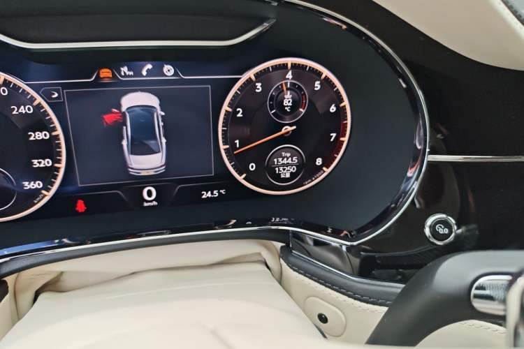 Used Bentley Flying Spur  Odometer Close Up