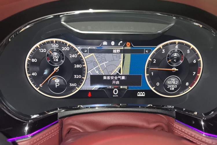Used Bentley Flying Spur 2022 4.0T V8 Standard Edition Instrument Cluster