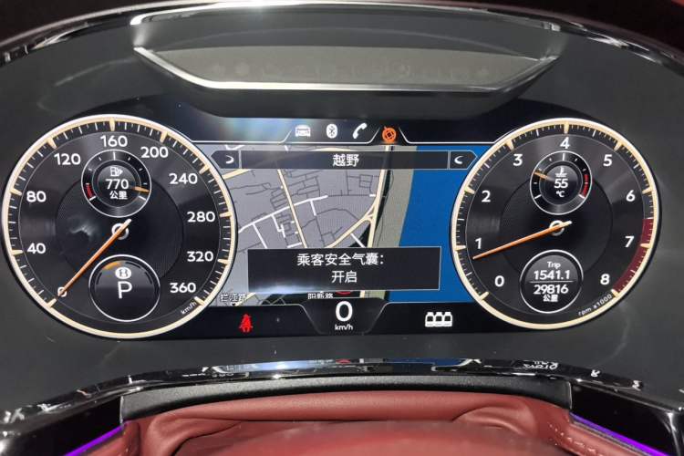 Used Bentley Flying Spur 2022 4.0T V8 Standard Edition Instrument Cluster