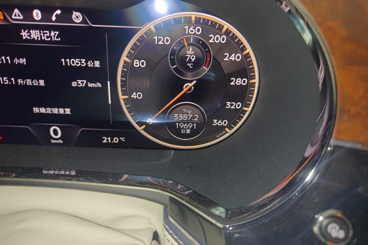 Used Bentley Flying Spur 2024 4.0T V8 Yado Edition Odometer Close Up