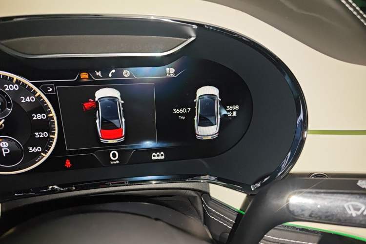 Used Bentley Flying Spur  Odometer Close Up