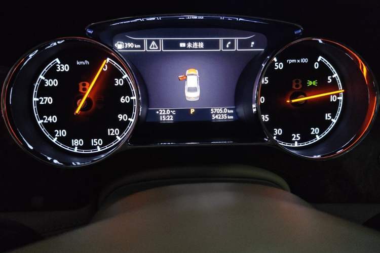 Used Bentley Mulsanne 2011 6.8T Deluxe Edition Odometer Close Up