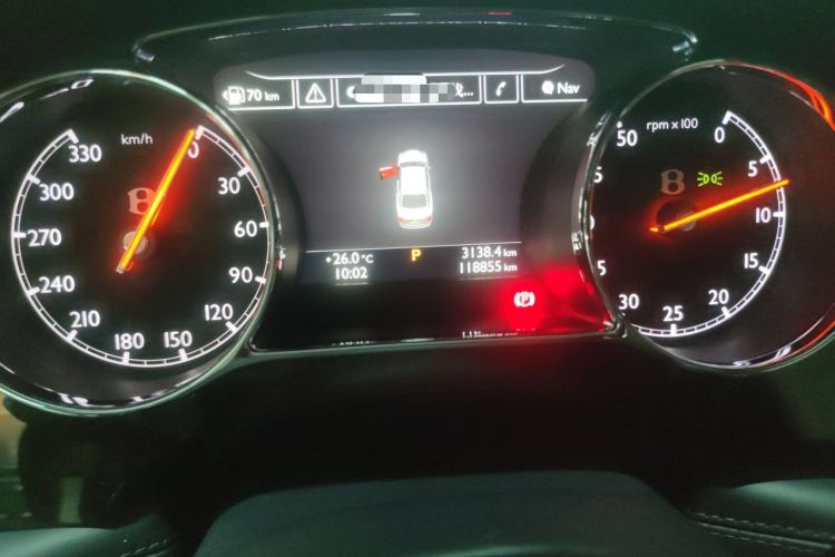 Used Bentley Mulsanne 2011 6.8T Luxury Edition Odometer Close Up