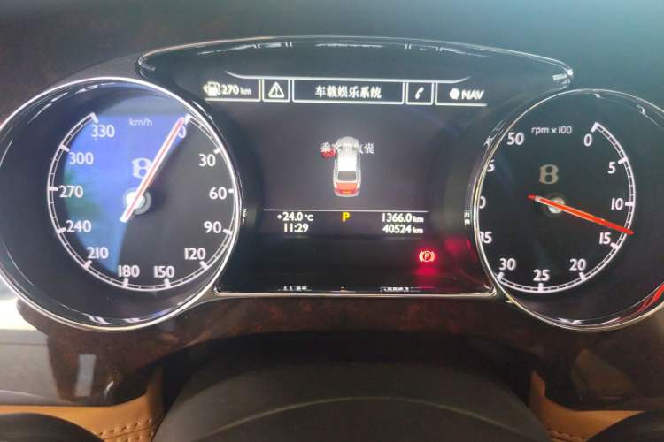 Used Bentley Mulsanne 2013 6.8T Mulliner Special Edition Odometer Close Up