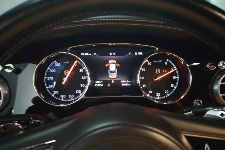 Used Bentley Mulsanne 2017 6.8T Long Wheelbase Version Instrument Cluster