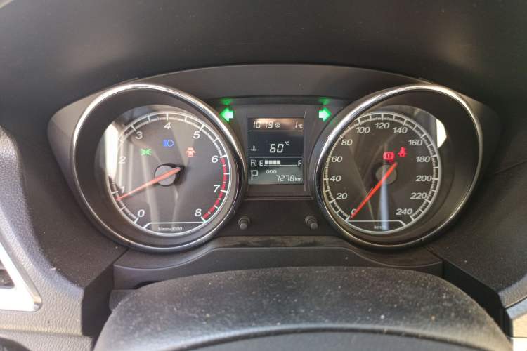 Used Bestune B30 2016 1.6L Automatic Luxury Model Instrument Cluster