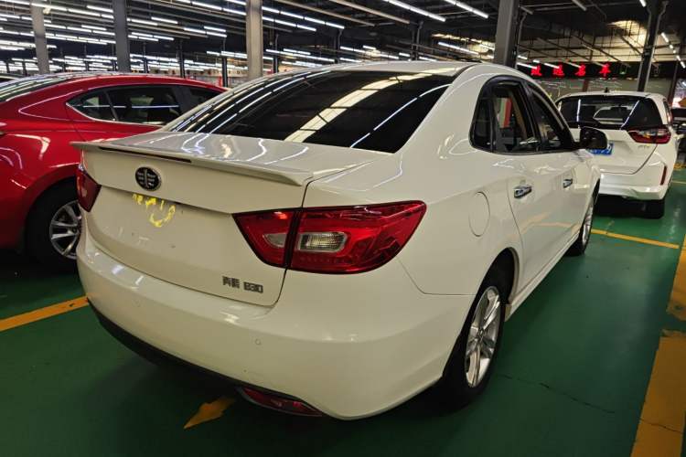 Used Bestune B30 2016 1.6L Automatic Luxury Model Rear Right 45 Deg