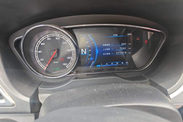 Used Bestune B30EV 2019 EV400 Odometer Close Up