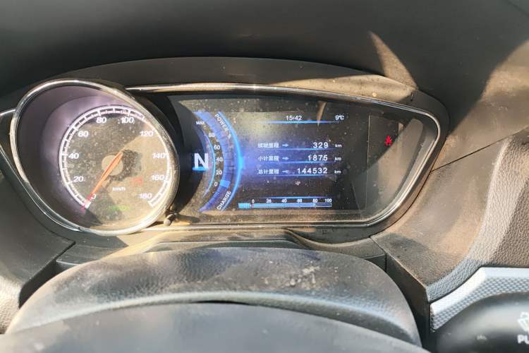 Used Bestune B30EV 2019 EV400 Odometer Close Up
