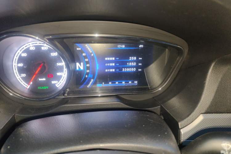 Used Bestune B30EV 2019 EV400 Odometer Close Up