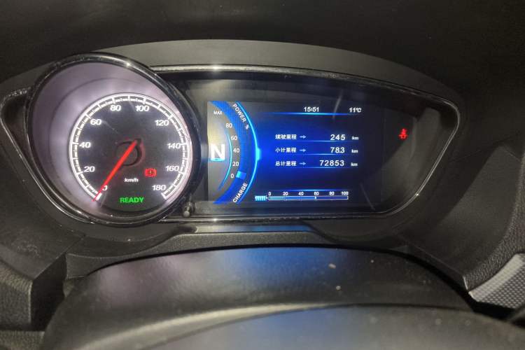 Used Bestune B30EV 2019 EV400 Odometer Close Up