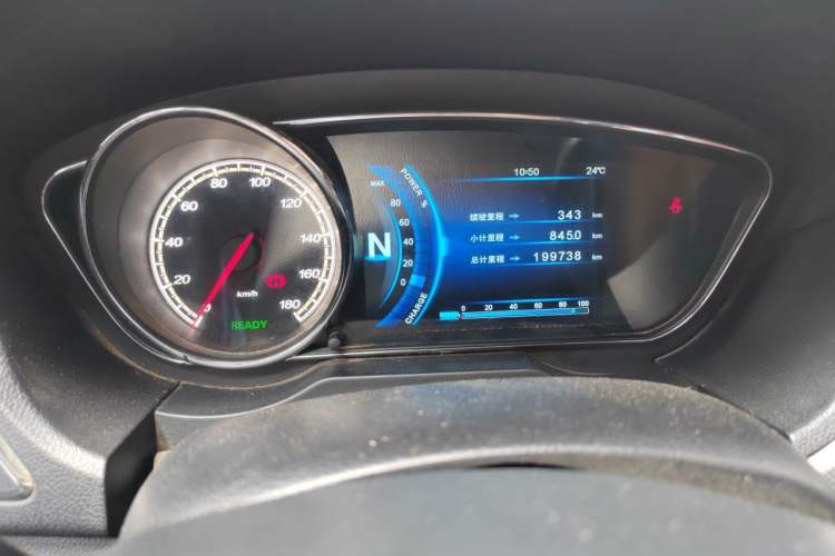 Used Bestune B30EV 2019 EV400 Odometer Close Up