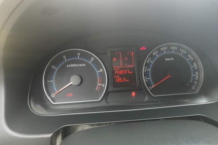 Used Bestune B50 2009 1.6 automatic luxury version Odometer Close Up