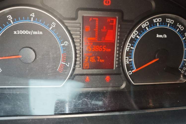 Used Bestune B50 2009 1.6 automatic luxury version Odometer Close Up