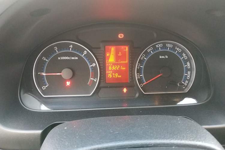 Used Bestune B50 2011 1.6L Manual Prestige Edition Odometer Close Up