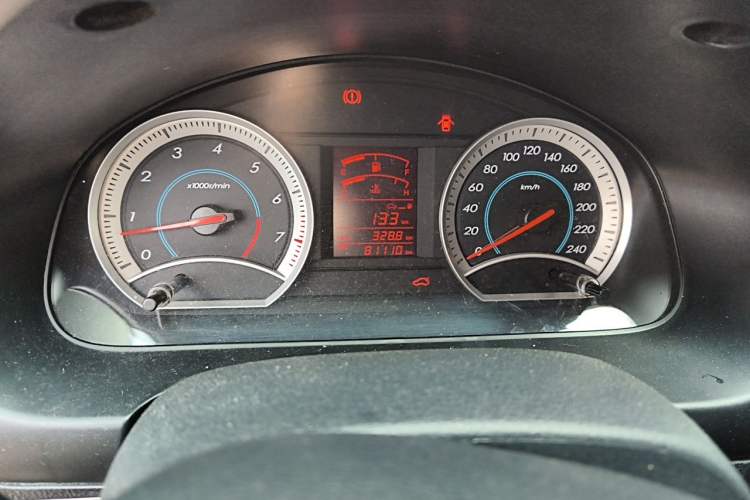Used Bestune B50 2012 1.6L Manual Limited Edition Odometer Close Up