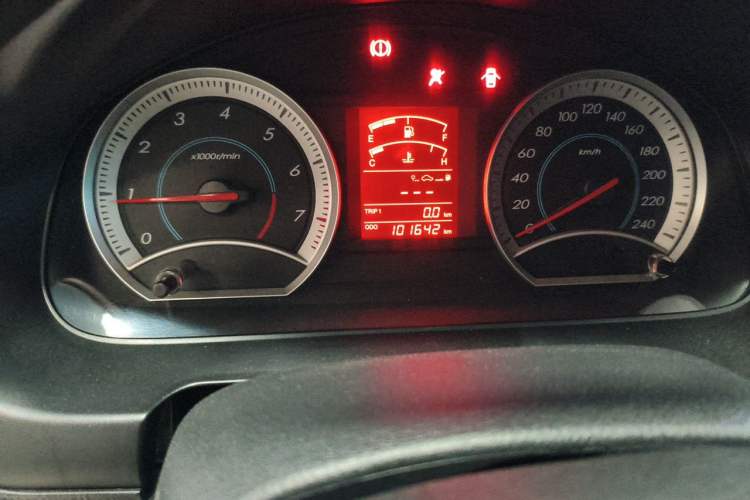 Used Bestune B50 2012 1.6L Manual Limited Edition Odometer Close Up