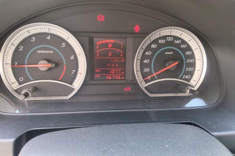 Used Bestune B50 2012 1.6L Manual Limited Edition Odometer Close Up