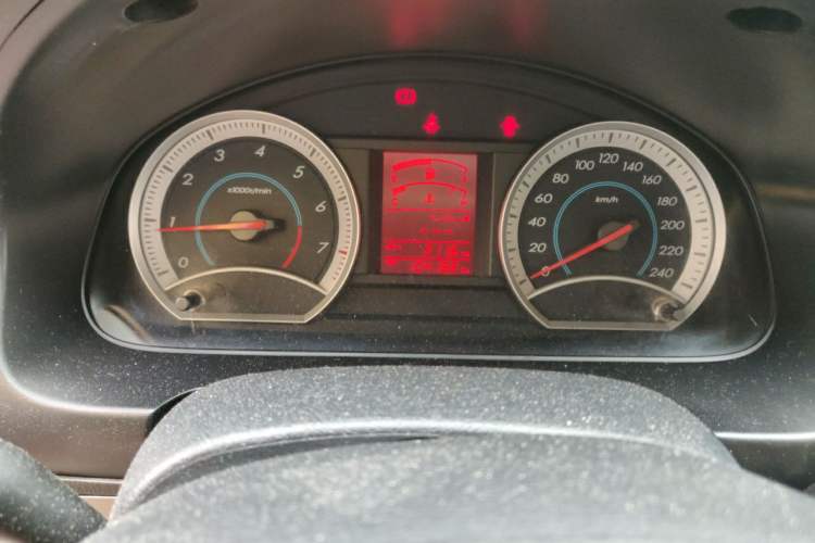 Used Bestune B50 2012 1.6L Manual Limited Edition Odometer Close Up