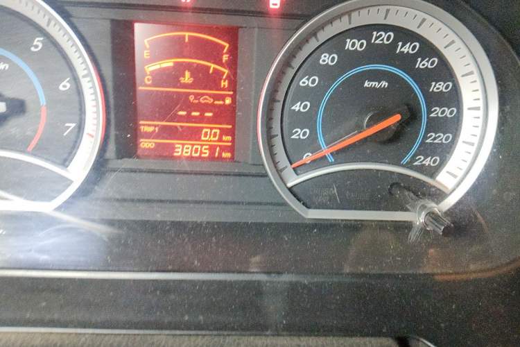 Used Bestune B50 2012 1.6L Manual Limited Edition Odometer Close Up