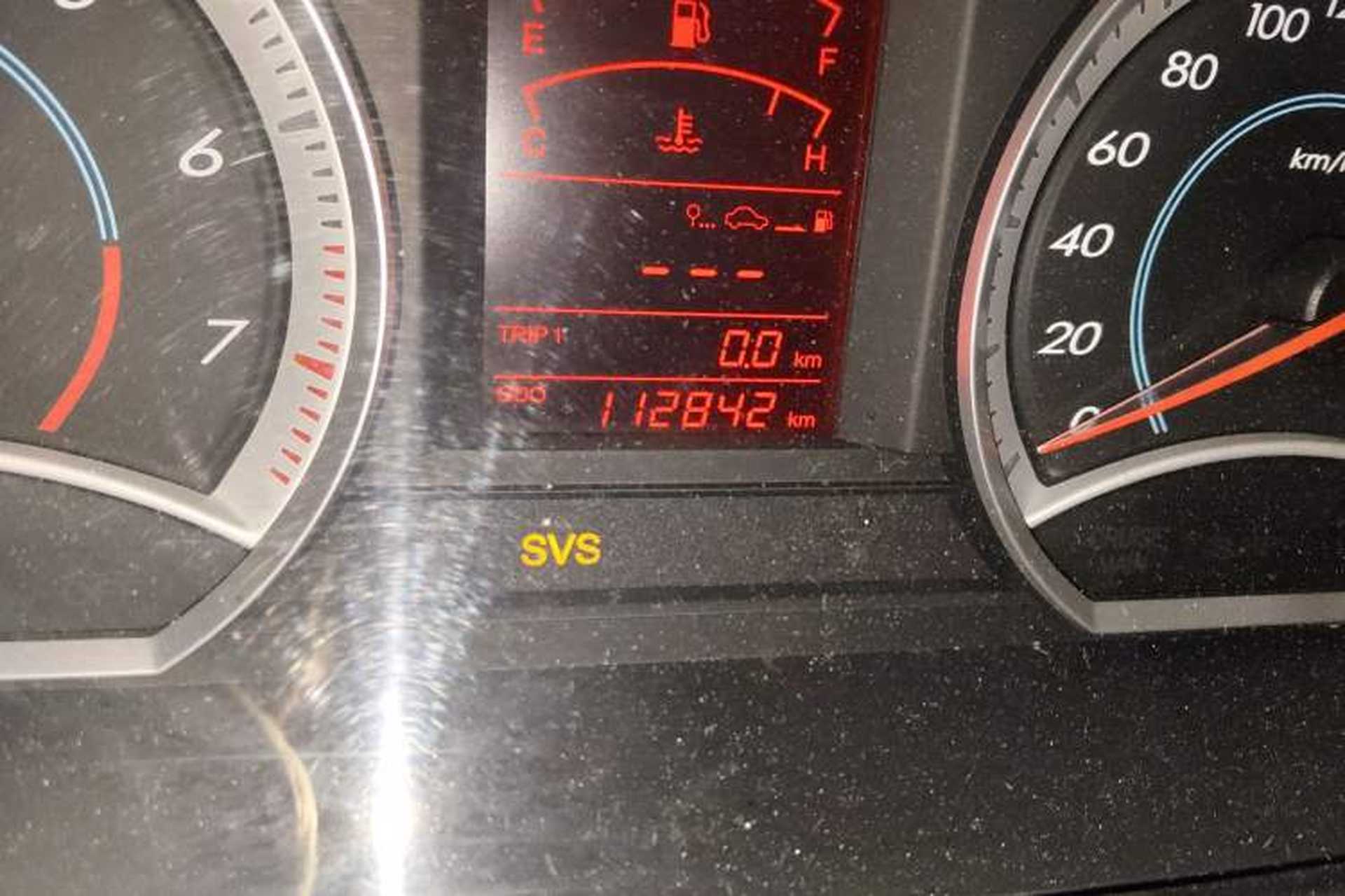 Used Bestune B50 2012 1.6L manual fashion version Odometer Close Up