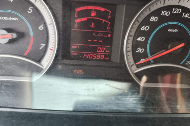 Used Bestune B50 2012 1.6L manual fashion version Odometer Close Up