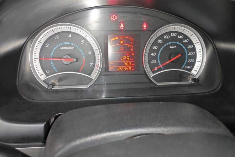 Used Bestune B50 2012 1.6L Manual Limited Edition Odometer Close Up