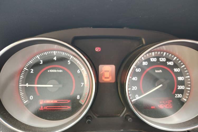 Used Bestune B50 2013 1.6L manual luxury version Odometer Close Up