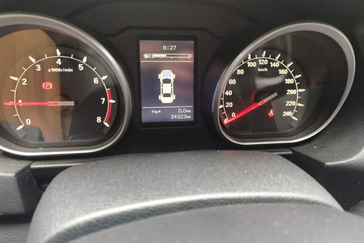 Used Bestune B50 2016 1.6L Manual Technology Model Odometer Close Up