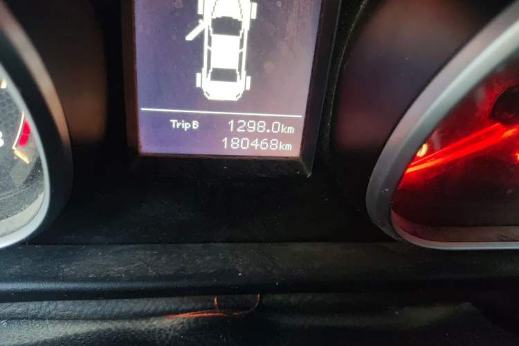 Used Bestune B50 2016 1.6L manual Comfort trim level Odometer Close Up