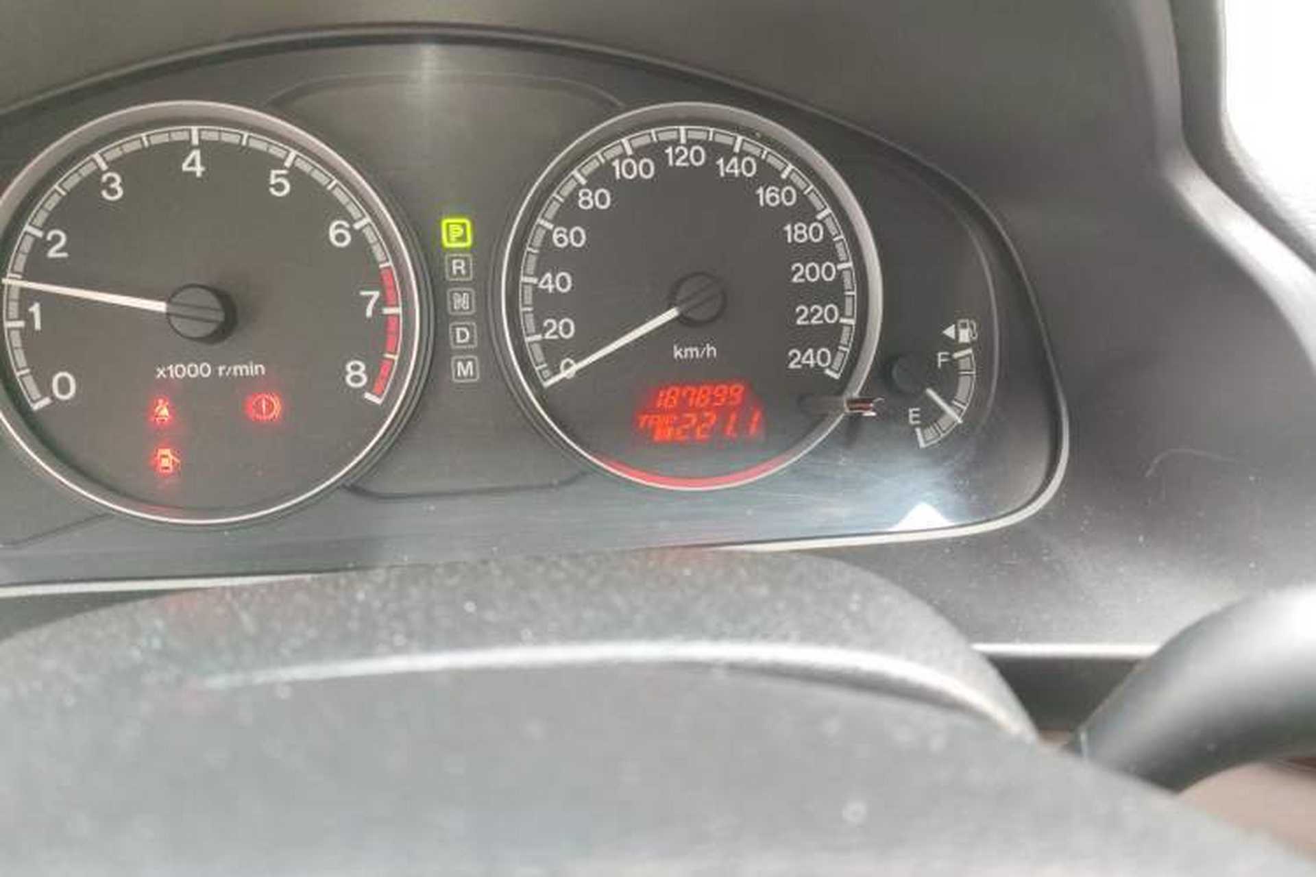 Used Bestune B70 2007 2.0L automatic luxury edition Odometer Close Up