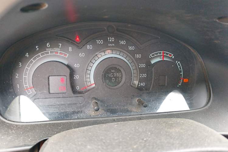 Used Bestune B70 2011 2.0L Manual Elite Edition Odometer Close Up