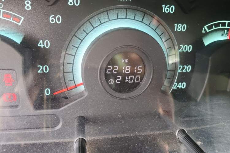 Used Bestune B70 2012 1.8L manual Comfort trim level Odometer Close Up