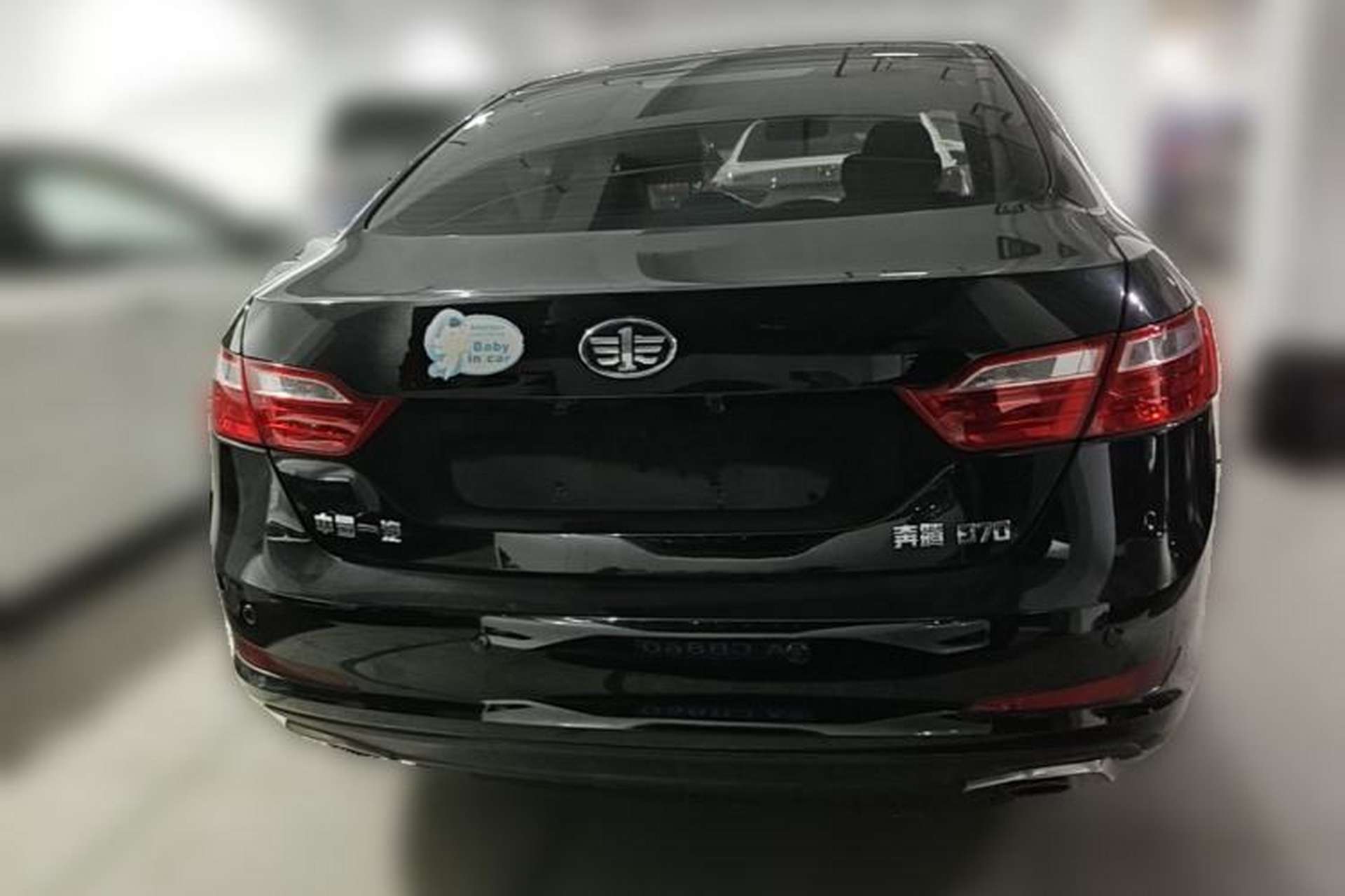 Used Bestune B70 2016 2.0L Automatic 10th Anniversary Edition Rear