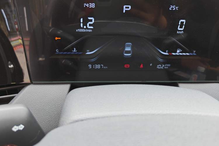 Used Bestune B70 2021 1.5T Automatic Enjoyment Model Odometer Close Up