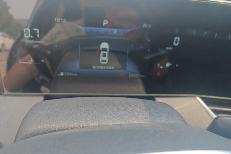 Used Bestune B70 2021 1.5T Automatic 15th Anniversary Edition Odometer Close Up