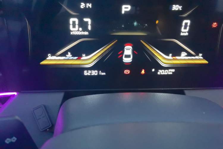Used Bestune B70 2021 1.5T Automatic Enjoyment Model Odometer Close Up