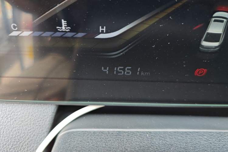 Used Bestune B70 2021 1.5T Automatic Enjoyment Model Odometer Close Up