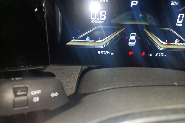 Used Bestune B70 2022 Third Generation 1.5T Automatic Enjoyment Version Odometer Close Up