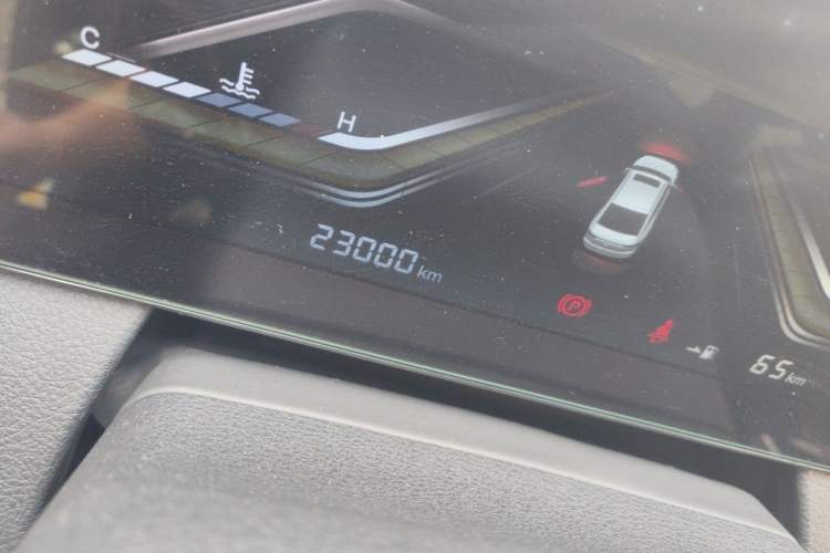 Used Bestune B70 2022 Third Generation 1.5T Automatic Enjoyment Version Odometer Close Up