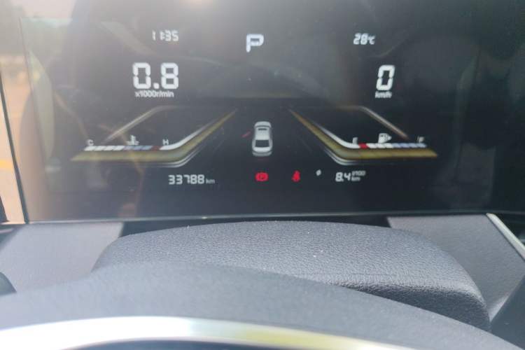 Used Bestune B70 2022 Third Generation 1.5T Automatic Enjoyment Version Odometer Close Up