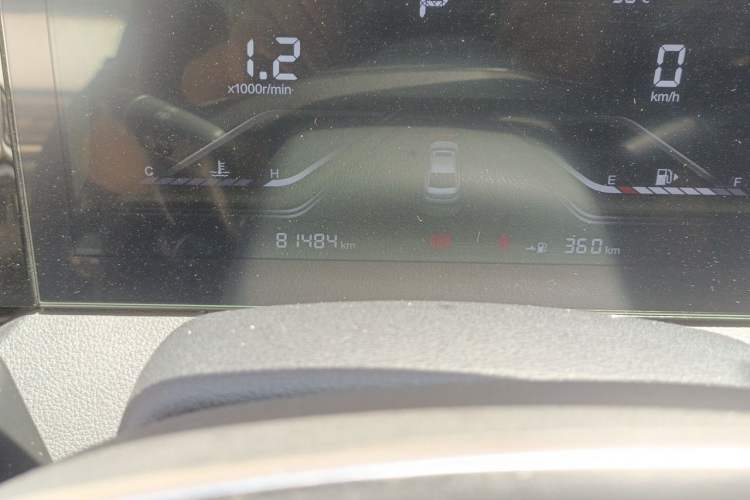 Used Bestune B70 2022 Third Generation 1.5T Automatic Enjoyment Version Odometer Close Up