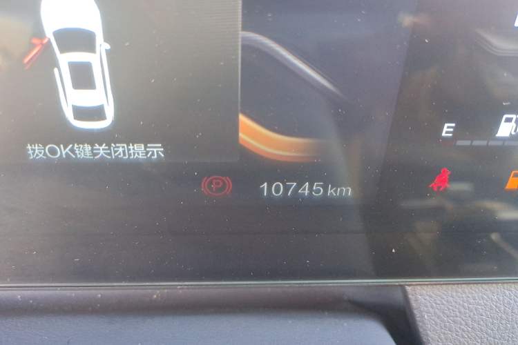 Used Bestune B70 2022 Third Generation 1.5T Automatic Premium Edition Odometer Close Up