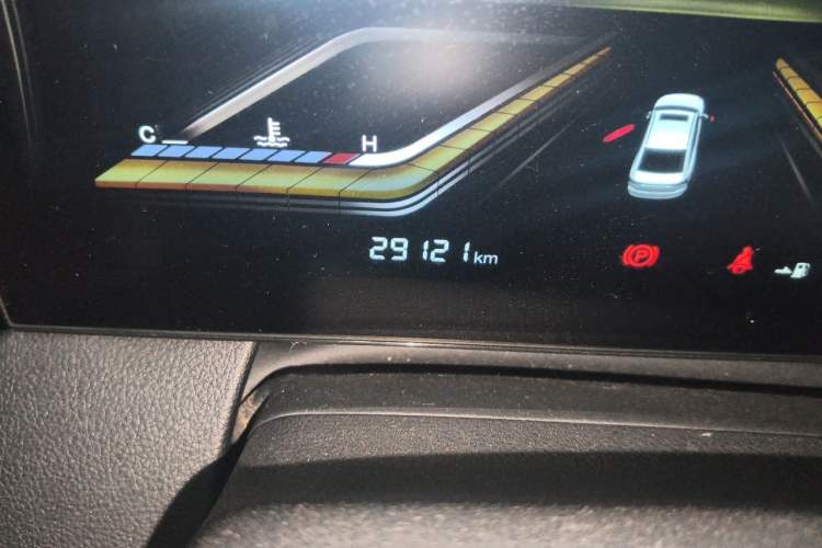Used Bestune B70 2022 Third Generation 1.5T Automatic Enjoyment Version Odometer Close Up